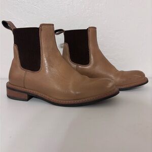 Nisolo leather Chelsea boot -almond-size 7